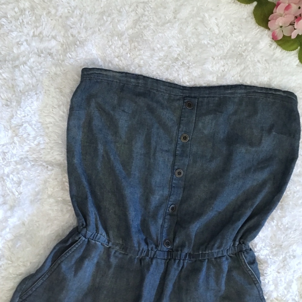 🦋Flying tomato’s jean romper - Picture 2 of 4
